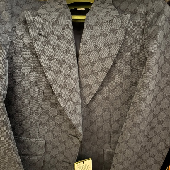 Gucci Jackets & Blazers - Gucci Black Patterned Blazer